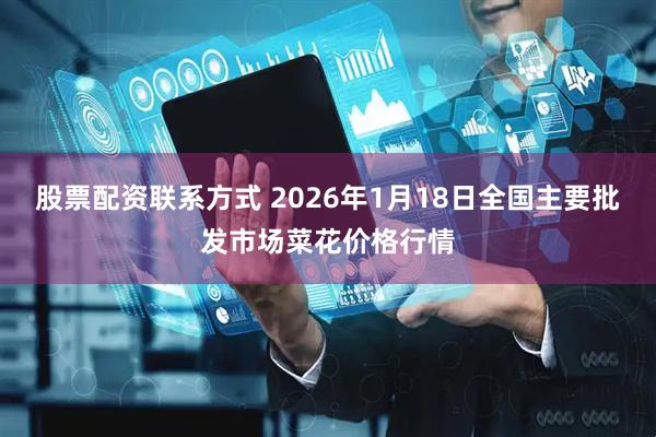 股票配资联系方式 2026年1月18日全国主要批发市场菜花价格行情